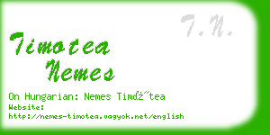 timotea nemes business card